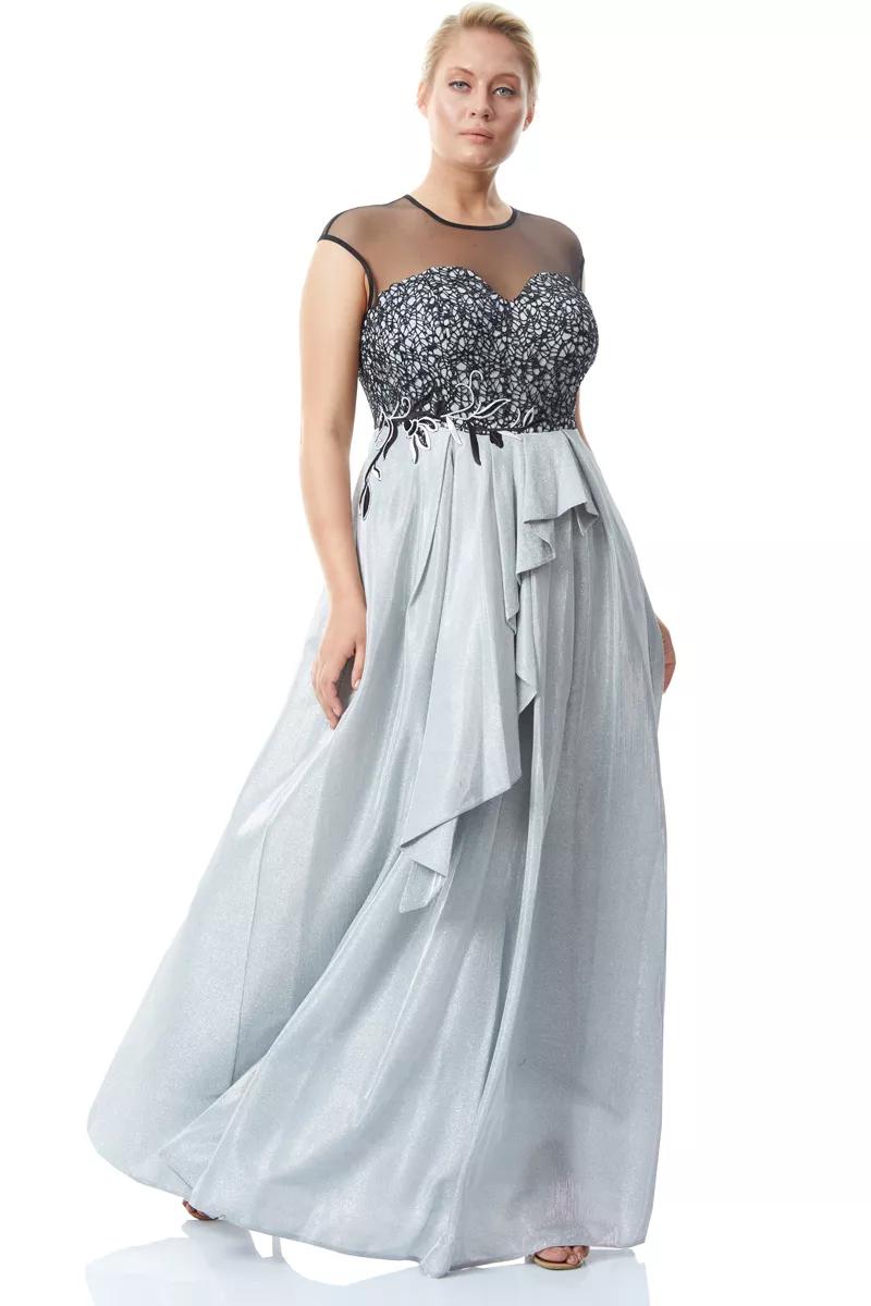 White Plus Size Sleeveless Maxi Dress