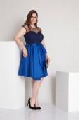 saxon-blue-plus-size-satin-sleeveless-mini-dress-961240-036-9681