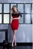 red-crepe-short-sleeve-midi-dress-963467-013-10954
