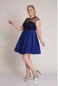 saxon-blue-plus-size-knitted-mini-sleeveless-dress-961366-036-17394