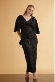 plus-size-sequined-short-sleeve-maxi-dress-961451-Z92-23938